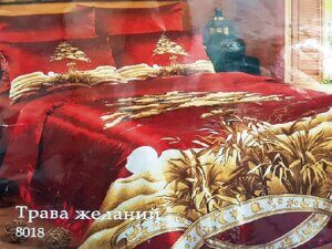 1308 Шёлк набивной 1,5сп  Трава желаний