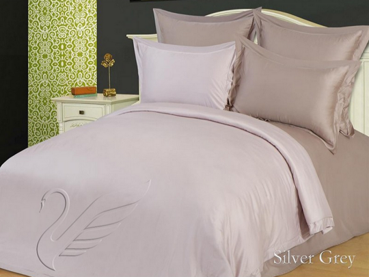 КПБ Бамбук 2,0 сп Goldtex-Коллекция Bamboo! Silver Grey